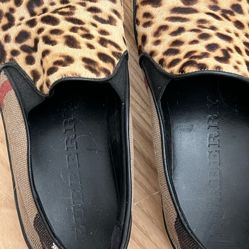 Burberry Leopard Print Flats shoes keds - Picture 4 of 13